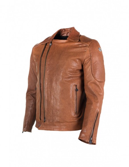 Brutus Perfetto Jacket Man Brown Crossfront